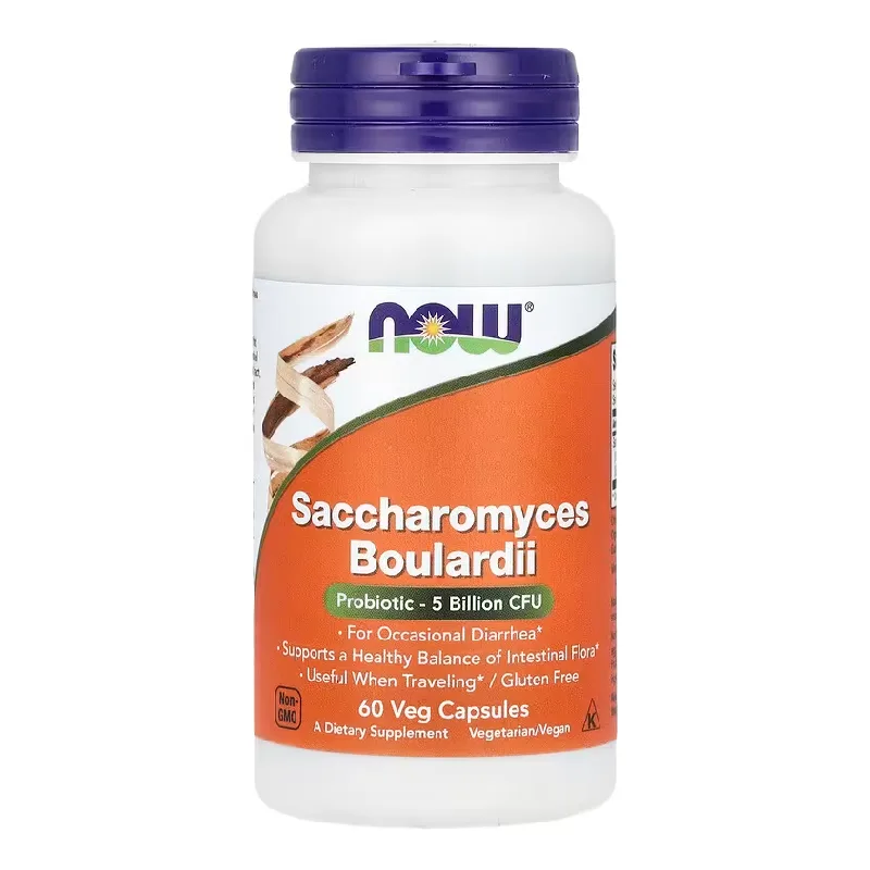 Saccharomyces Boulardii, 60 capsule vegetale, Now Foods — preț și oferte