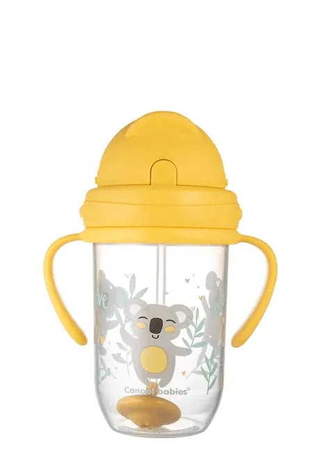 Canpol 56/606 Cana anti-vasare cu pai galben 270 ml CANPOL BABIES — preț și oferte