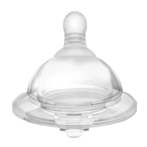 Set tetine silicon Gentle Touch marime L +6 luni, 2 bucati, PUR