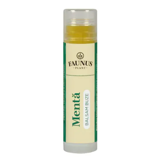 Balsam buze cu Menta si vitamina E, 5ml, Faunus Plant — preț și oferte