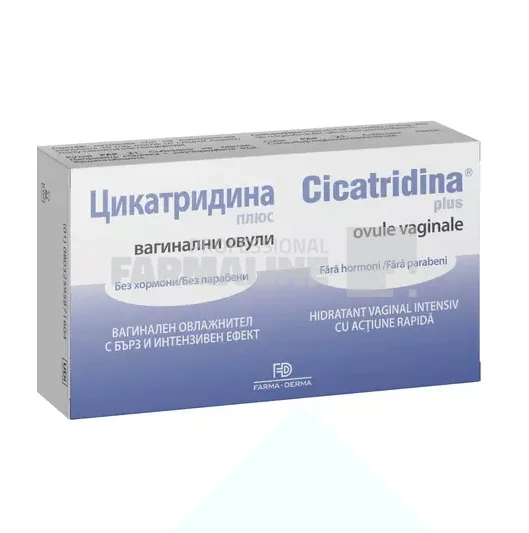 Cicatridina Plus ovule vaginale 10 bucati Farma-Derma — preț și oferte