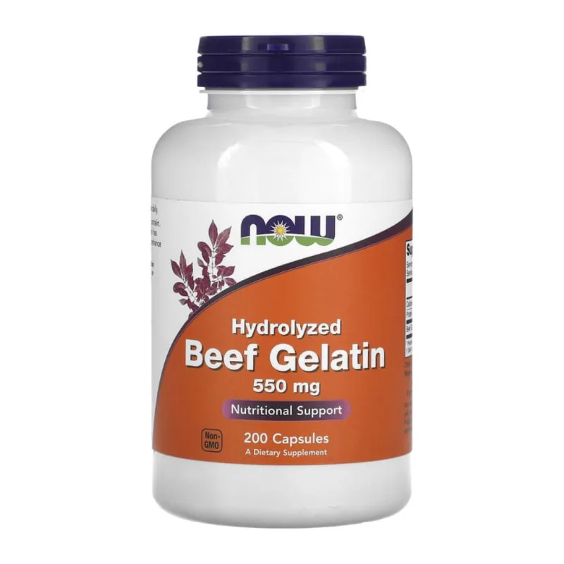 Colagen hidrolizat 550mg, 200 capsule, Now Foods — preț și oferte
