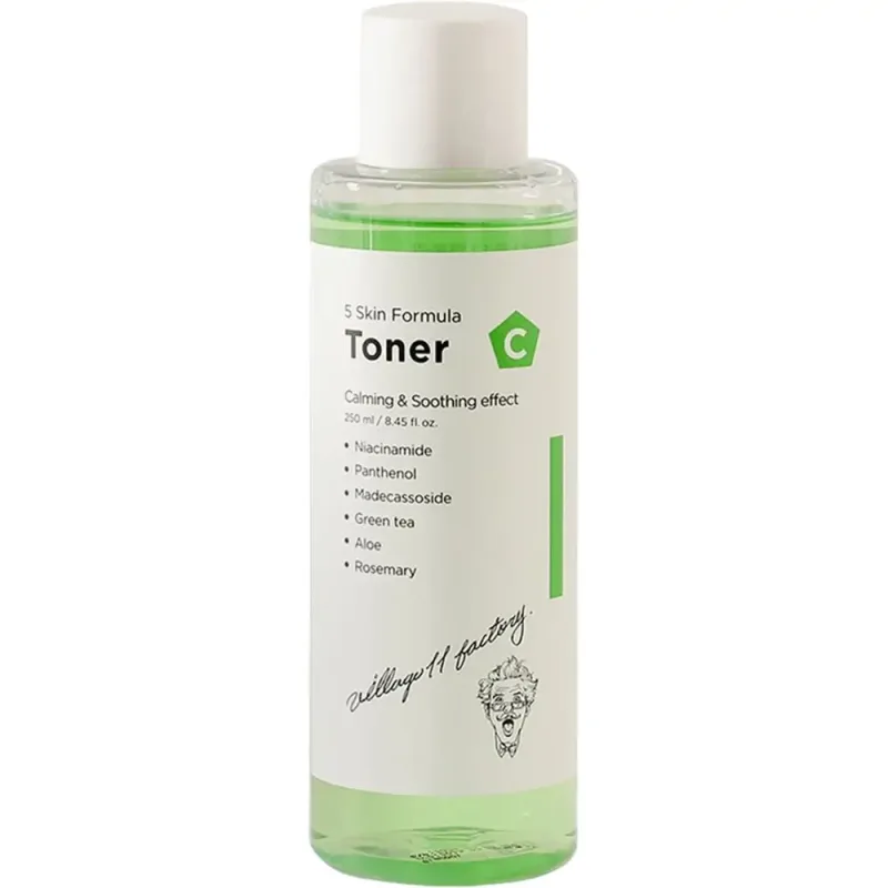 Toner calmant pentru fata C Skin Formula, 250ml, Village 11 Factory — preț și oferte