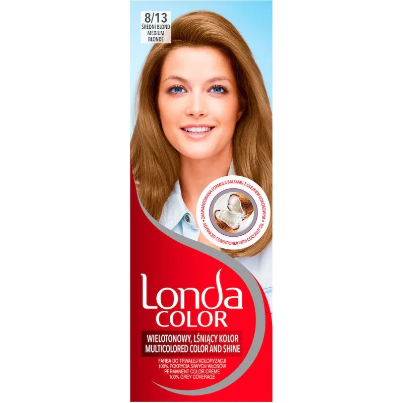 Vopsea de par permanenta 8/13 Blond mediu, 110ml, Londa Londa Professional — preț și oferte