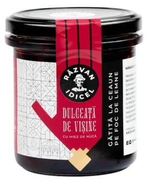 Dulceata de visine cu nuca, 380g, Razvan Idicel