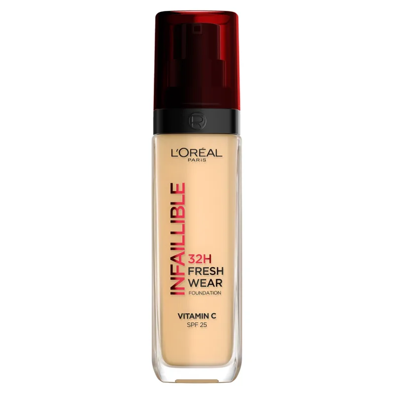 Fond de ten rezistent la transfer Infaillible 32H Fresh Wear 120 Cald, 30ml, L'Oreal Paris — preț și oferte