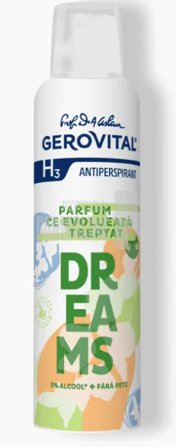 Gerovital H3 Dreams Deodorant spray 150 ml — preț și oferte