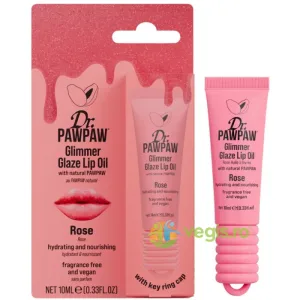 Ulei de Buze Hidratant si Hranitor cu Extract de Papaya Glimmer Glaze Rose 10ml