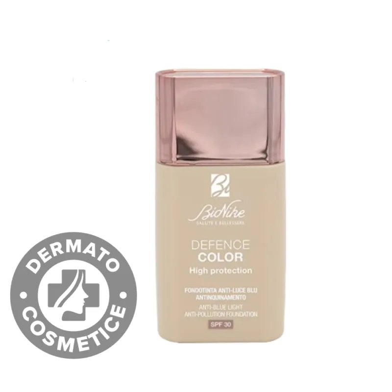 Fond de ten SPF 30 anti-lumina albastra si poluare 305 Miel Defence Color High Protection, 30ml, Bionike — preț și oferte