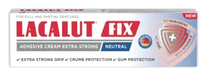 Crema adeziva pentru proteza dentara Neutral Fix, 40g, Lacalut