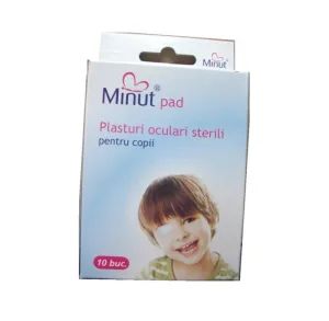 Minut Plasturi oculari sterili pentru copii 10 bucati