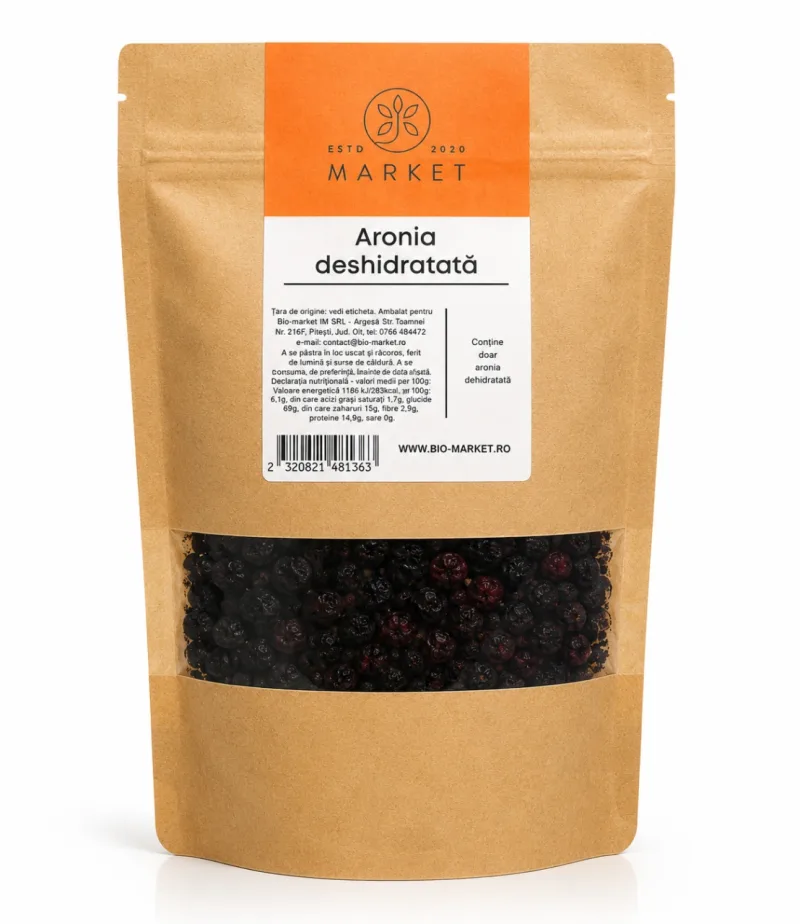 Aronia Deshidratată, 200 g, Bio-Market — preț și oferte