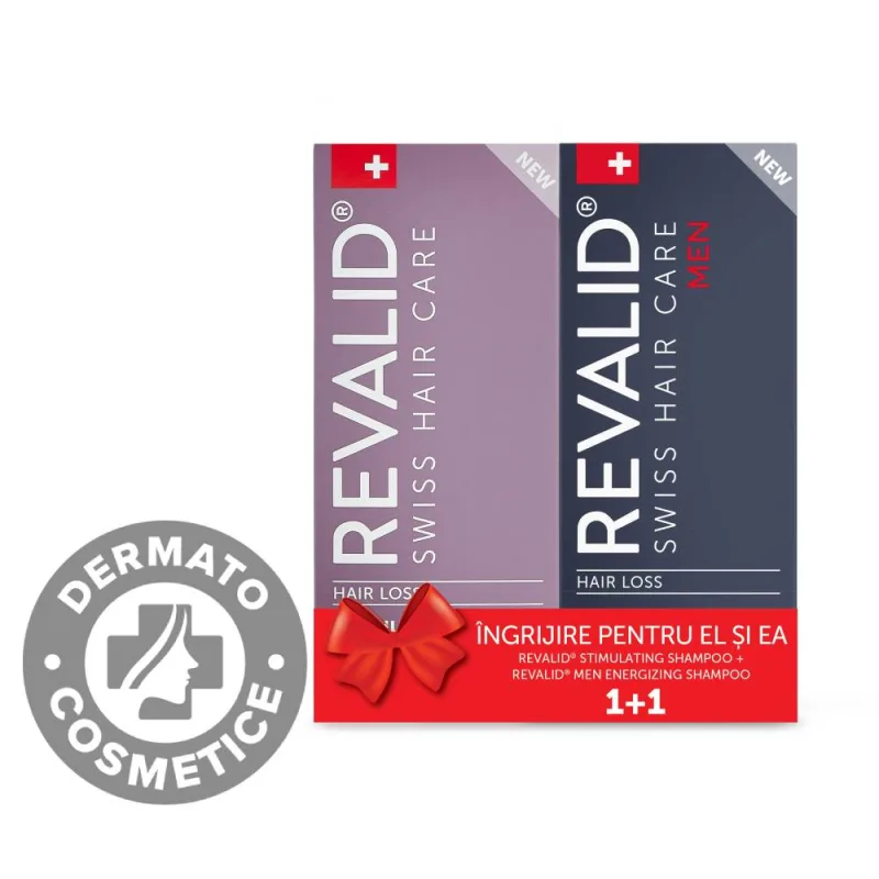 Pachet Sampon stimulator pentru ea, 200ml + Sampon energizant pentru el, 200ml, Revalid — preț și oferte