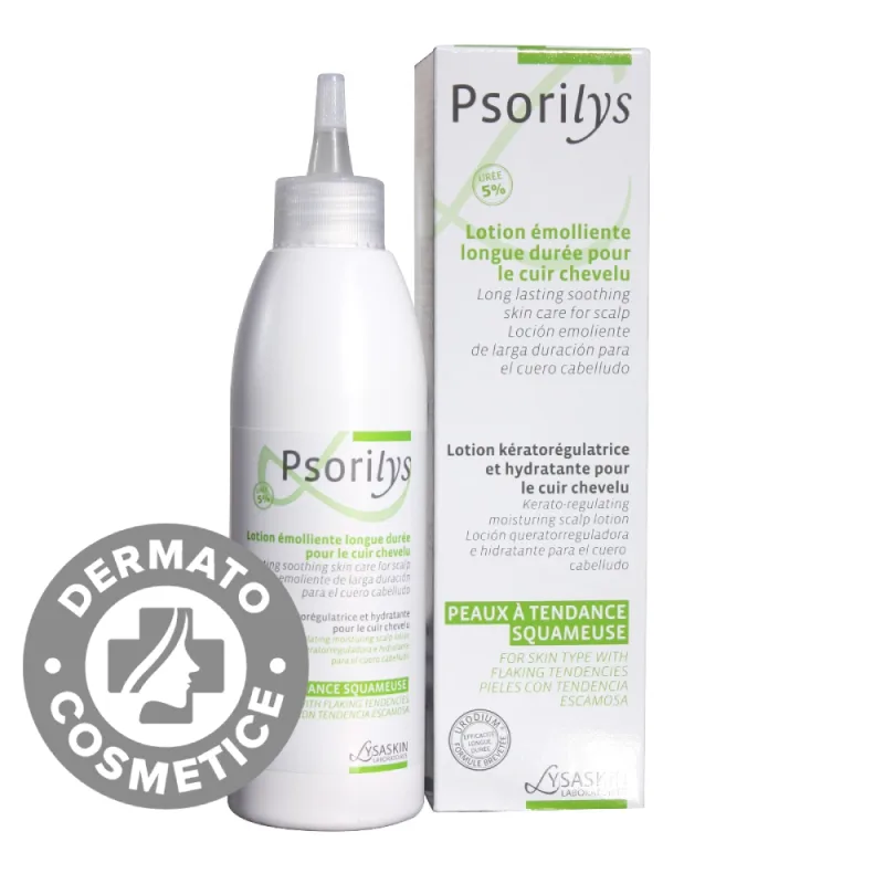Lotiune pentru scalp cu efect emolient Psorilys, 150ml, Lab Lysaskin — preț și oferte