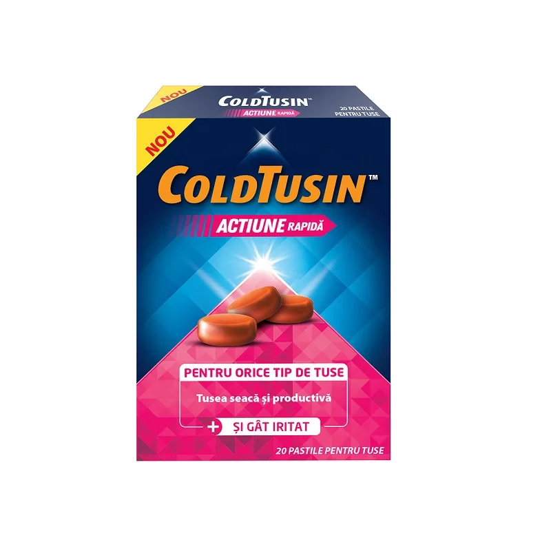 ColdTusin actiune rapida, 20 pastile, Perrigo — preț și oferte