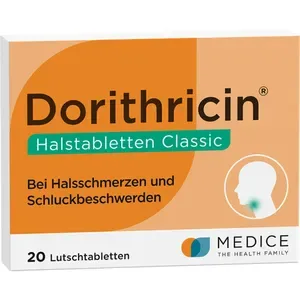 Dorithricin Menta 0,5 mg/1,0 mg/1,5 mg, Medice Pharma | 20 comprimate MEDICE PHARMA GMBH & — preț și oferte