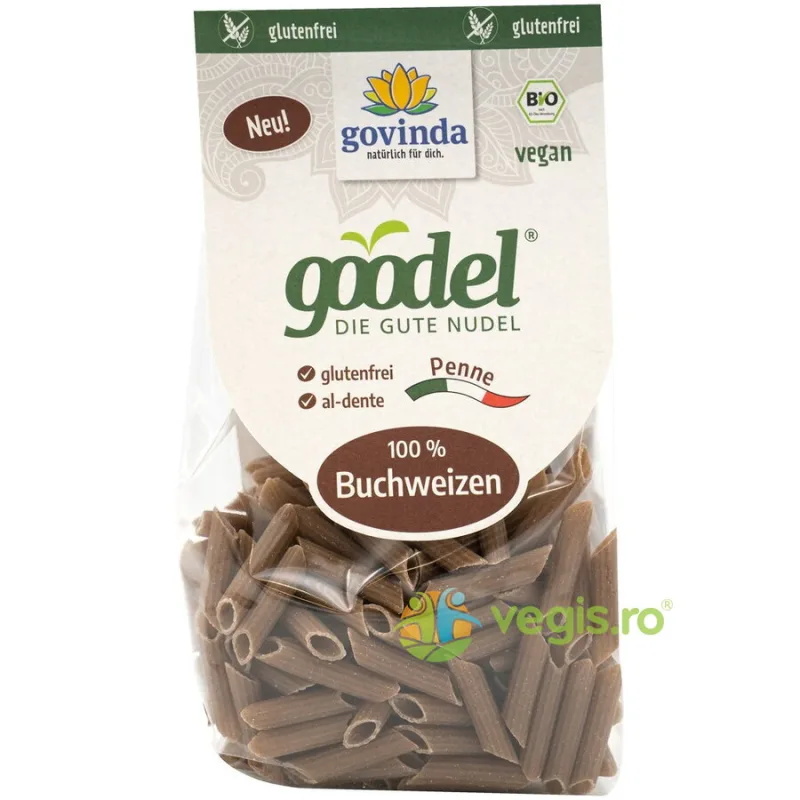 Penne din Hrisca fara Gluten Ecologice/Bio 250g GOVINDA — preț și oferte