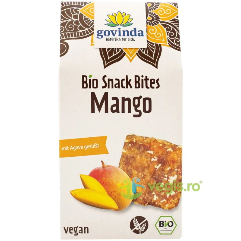 Gustari din Mango fara Gluten Ecologice/Bio 100g GOVINDA — preț și oferte