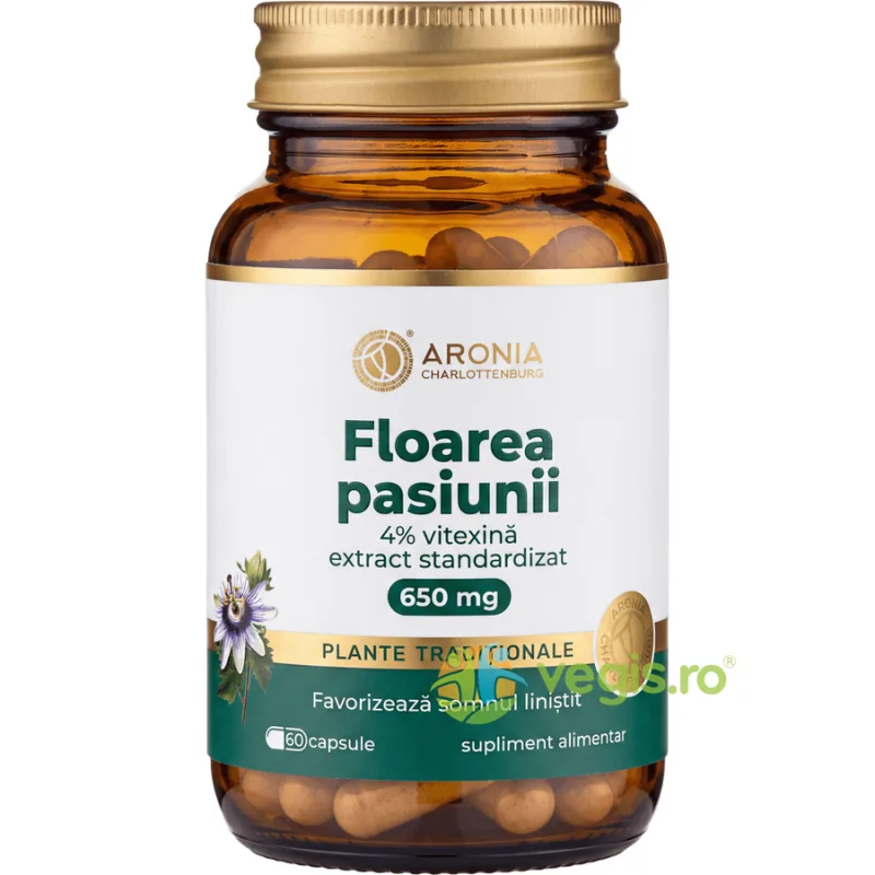 Floarea Pasiunii 650mg 60cps Aronia Charlottenburg — preț și oferte