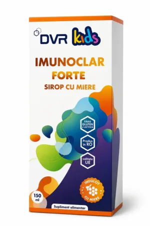 Sirop Imunoclar Forte Kids cu Miere, 150 ml, DVR Pharm