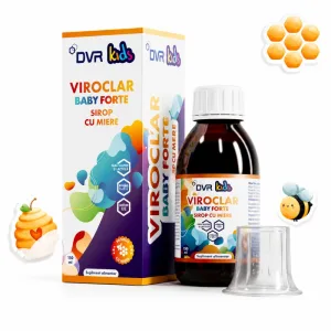 Sirop Viroclar Baby Forte Kids cu miere, 150ml, DVR Pharm