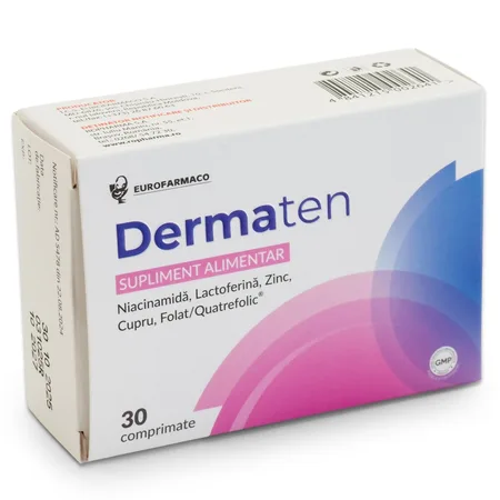 Dermaten 30 comprimate Europharmaco — preț și oferte