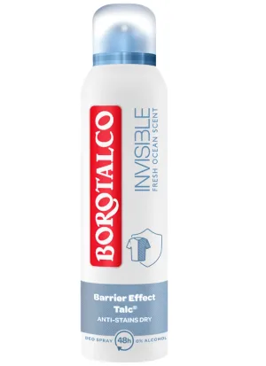 Deodorant spray Invisible Fresh, 150ml, Borotalco
