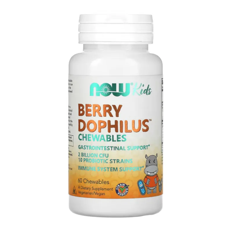 Probiotice BerryDophilus, 60 tablete, Now Foods — preț și oferte