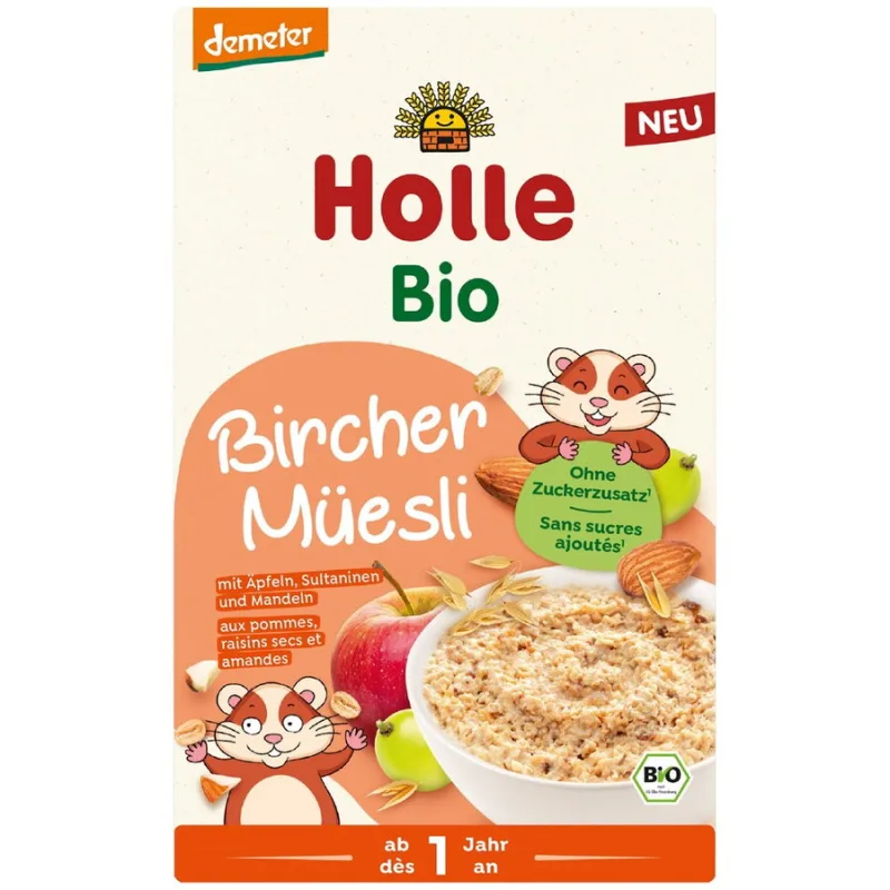 Musli Integral Bircher pentru Copii +1 An Ecologic/Bio 200g HOLLE — preț și oferte
