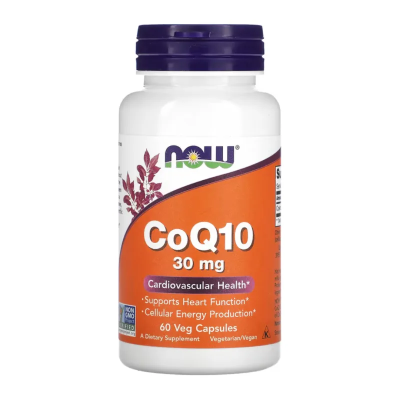 Coenzima Q10 30mg, 60 Capsule, Now Foods — preț și oferte