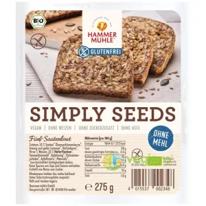 Paine cu Seminte fara Gluten Ecologica/Bio 275g