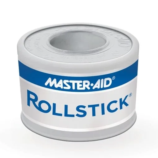 Rollstick bandă adezivă pentru fixare (leucoplast) transparent, 2.5cm x 5m, Master-Aid Origomedical — preț și oferte