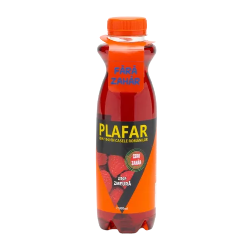 Sirop de zmeura zero zahar, 500ml, Plafar — preț și oferte