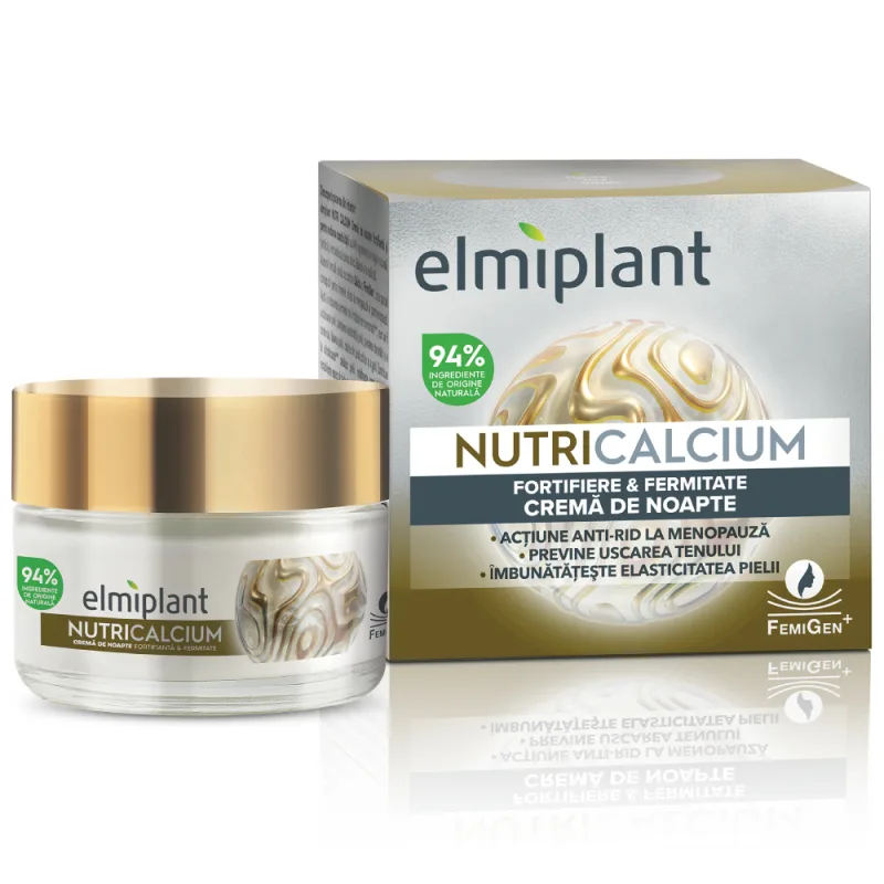 Crema de noapte Nutricalcium, 50ml, Elmiplant — preț și oferte