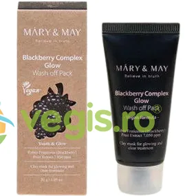 Masca Tip Wash-Off cu Extract de Mure Mini 30g MARY AND MAY — preț și oferte