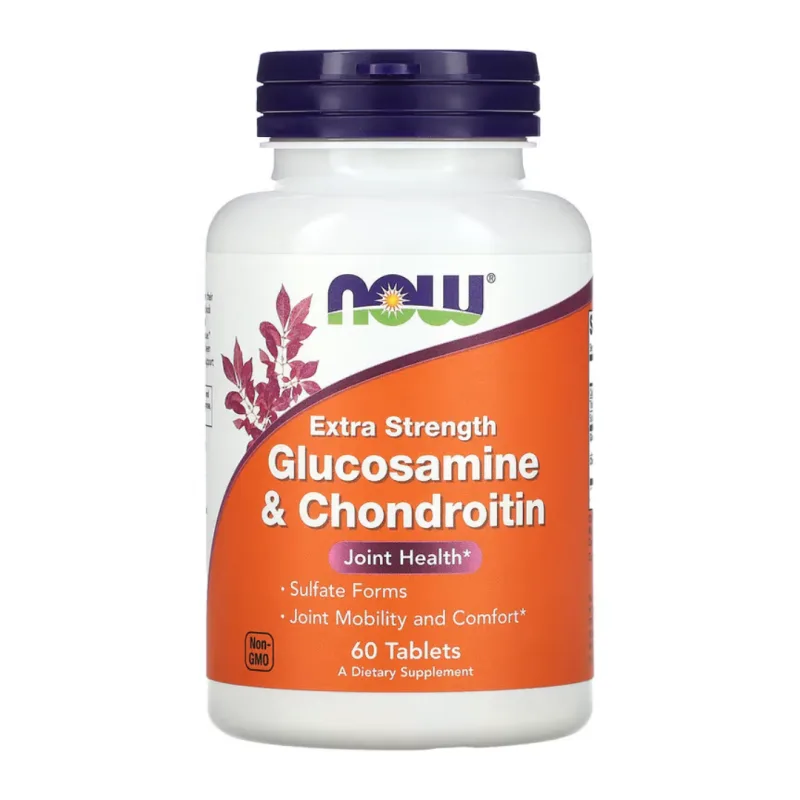 Glucosamina si Condroitina 750/600mg, 60 tablete, Now Foods — preț și oferte