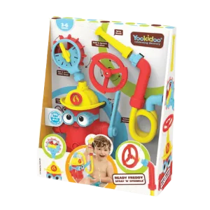 Jucarie pentru baie Pompier Freddy 3-6 ani 40204, 1 bucata, Yookidoo