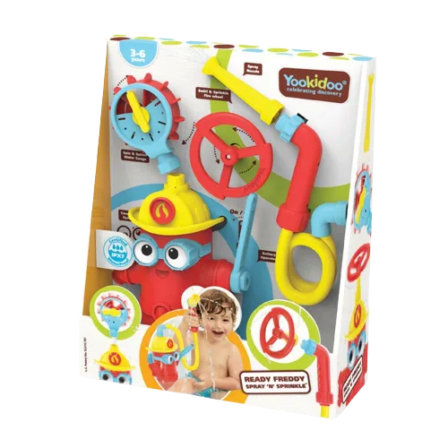 Jucarie pentru baie Pompier Freddy 3-6 ani 40204, 1 bucata, Yookidoo — preț și oferte