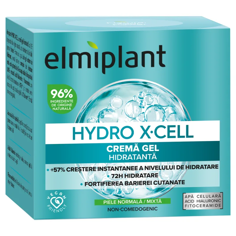 Crema de zi pentru ten normal/mixt Hydro X-Cell, 50ml, Elmiplant — preț și oferte