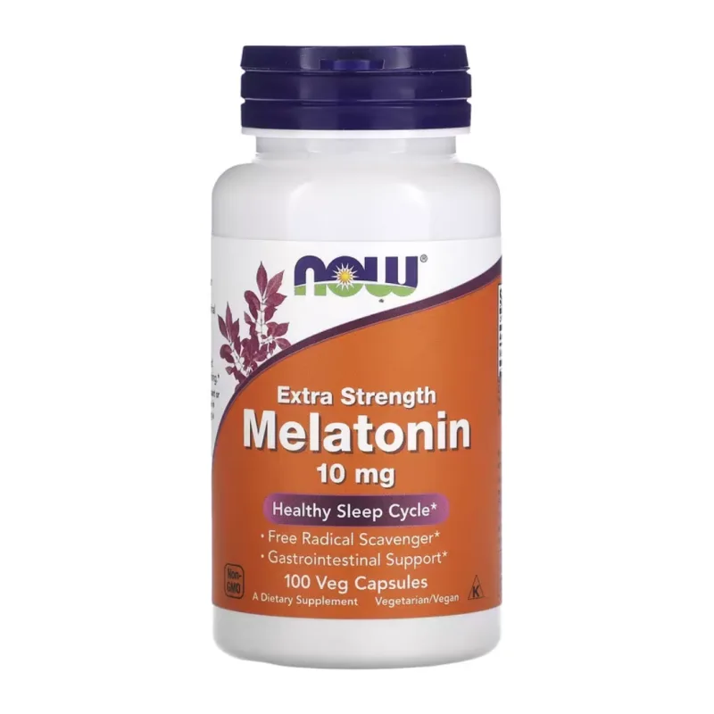 Melatonina Forte 10mg, 100 capsule, Now Foods — preț și oferte