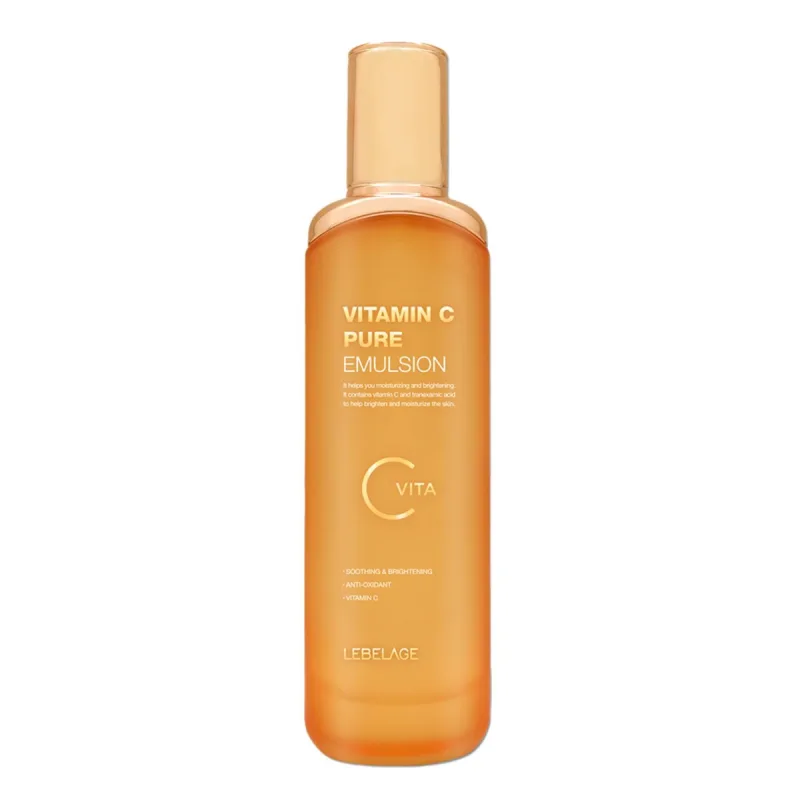 Emulsie pentru fata si gat cu Vitamina C si Acid Tranexamic, 120ml, Lebelage — preț și oferte