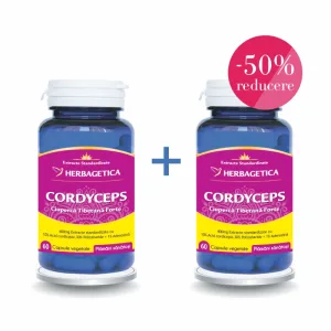 Cordyceps Ciuperca Tibetana Forte, 60+60 capsule