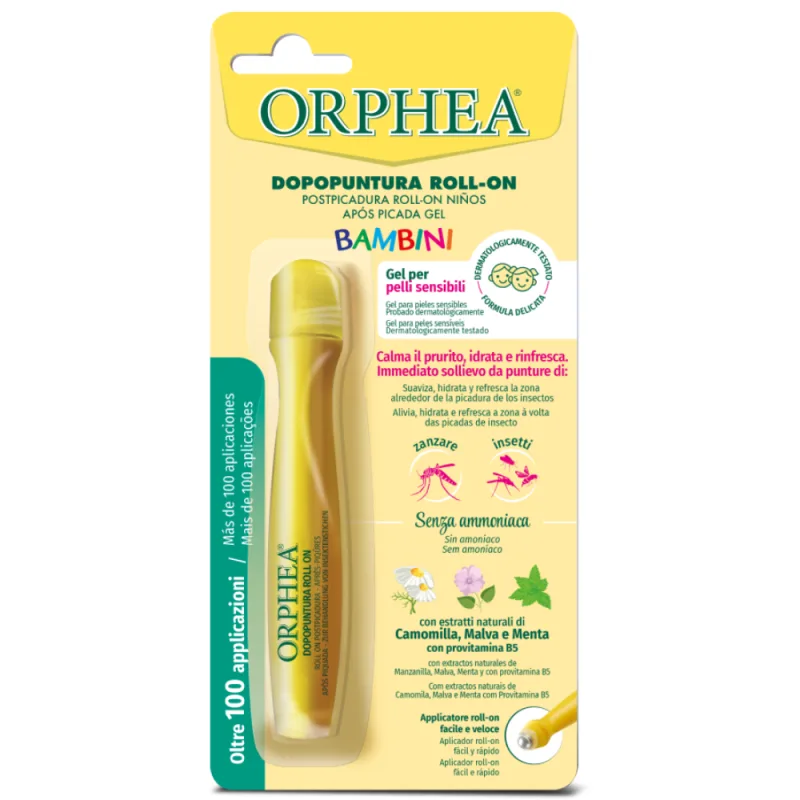 Gel natural pentru calmarea intepaturilor de tantari la copii, 10ml, Orphea — preț și oferte