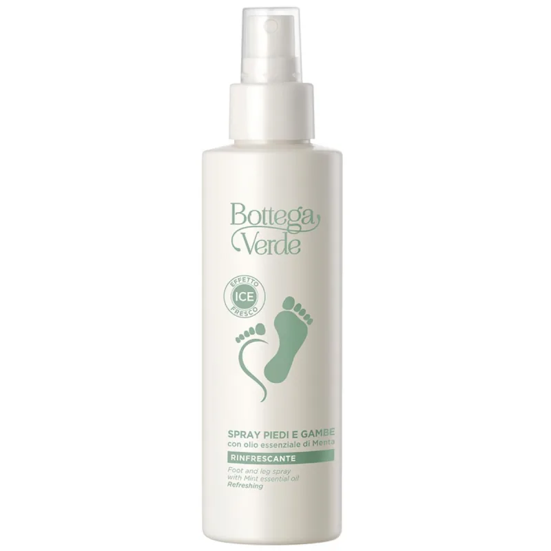 Spray revigorant pentru picioare cu ulei esential de menta Speciale Piedi, 100ml, Bottega Verde — preț și oferte