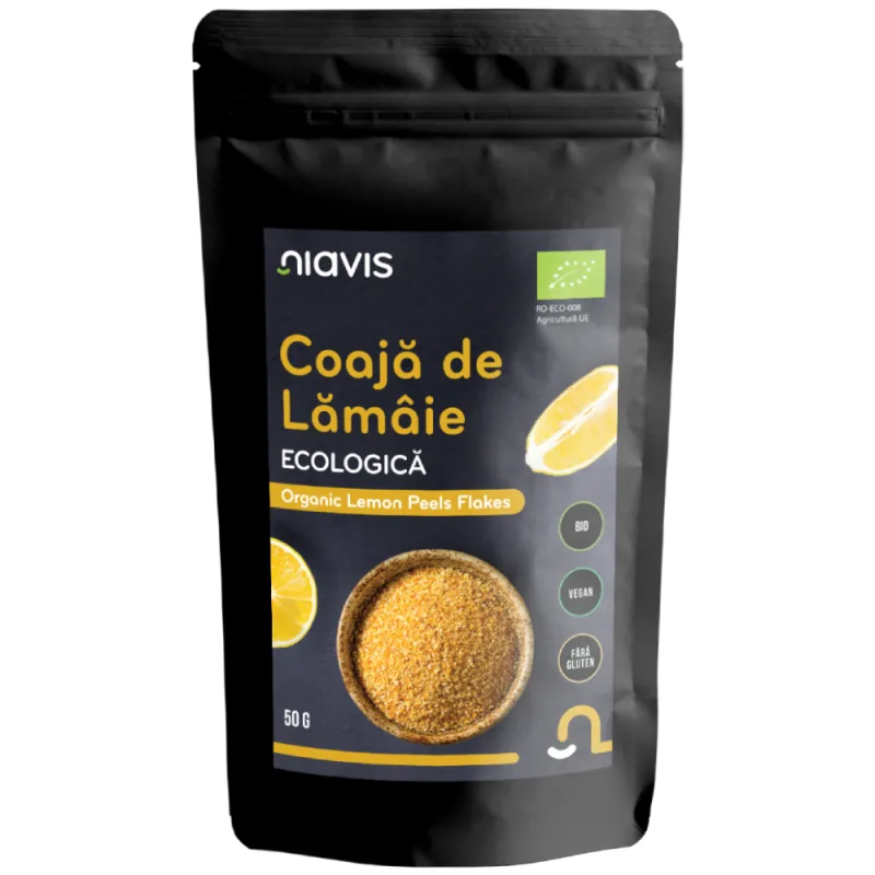 Coaja de lamaie ecologica, 50g, Niavis — preț și oferte