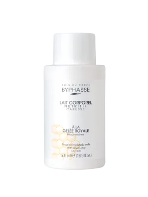 Lapte de corp hranitor cu laptisor de matca pentru pielea uscata, 500ml, Byphasse