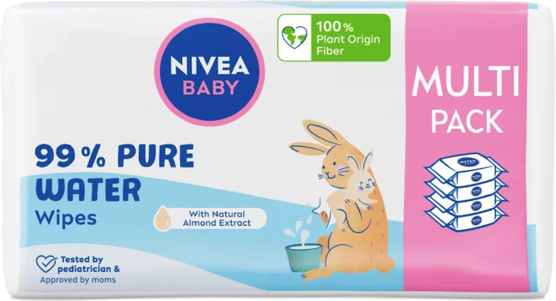 Servetele Economy Pack Fresh&Pure Baby, 4x57 bucati, Nivea — preț și oferte