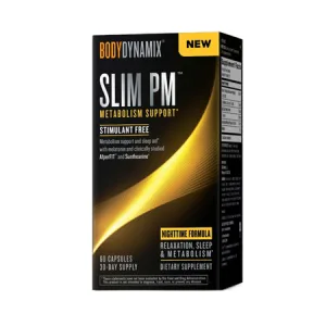 Body Dynamix Slim PM Formula pentru pierderea in greutate si suport pentru somn, 60 capsule, GNC