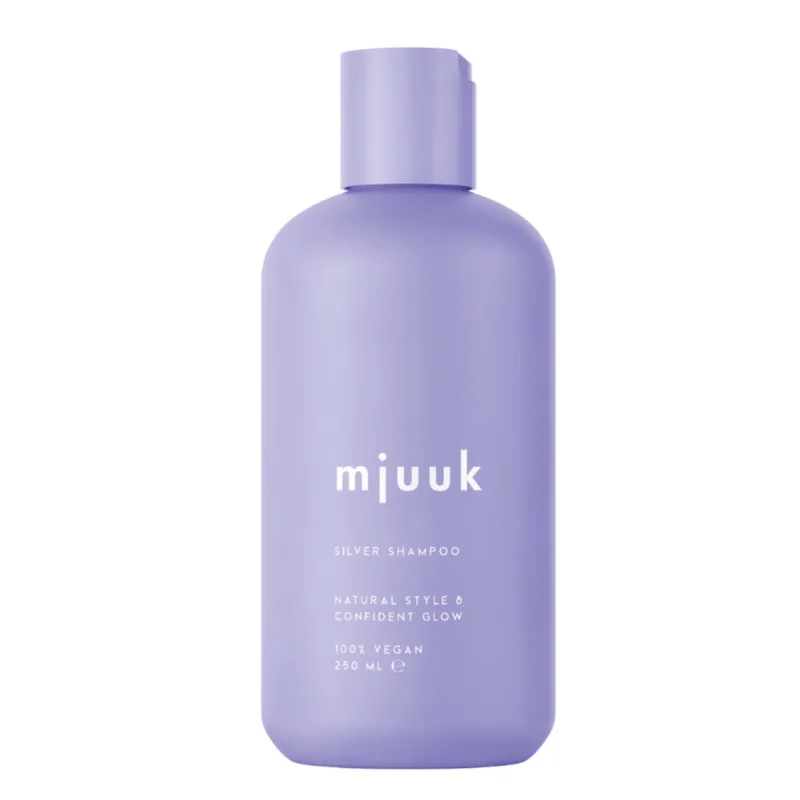Sampon neutralizator pentru par blond, vopsit si gri Silver, 250 ml, Mjuuk — preț și oferte
