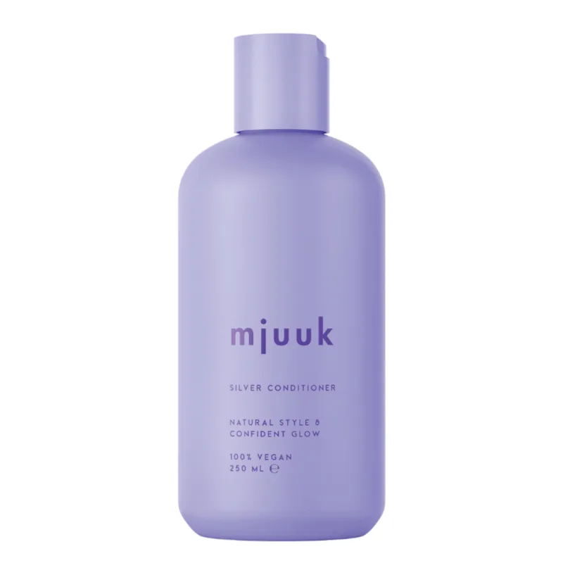 Balsam neutralizator pentru par blond, vopsit si gri Silver, 250 ml, Mjuuk — preț și oferte